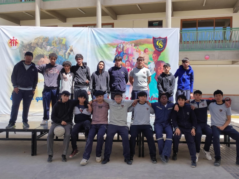 26 alumnos y maestros de Don Bosco Calama viajan rumbo a las Olimpiadas Salesianas 2024