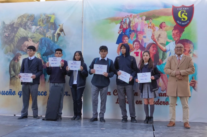 Don Bosco Calama entrega 15 becas "Prepara tu prueba" gracias al apoyo de Cpech