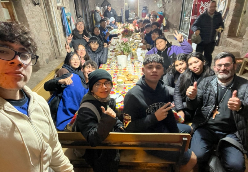 Jóvenes de Salesianos Calama participaron exitosamente en la Fiesta de la Virgen de Ayquina