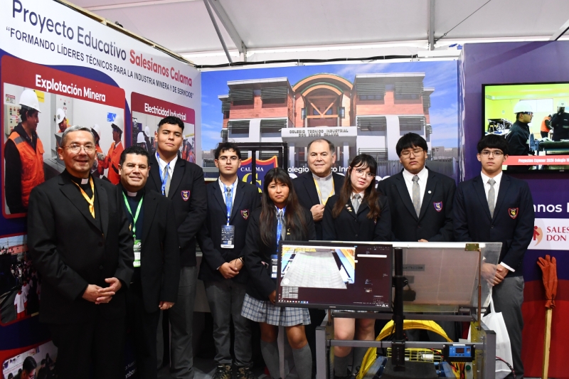 Exitosa participación de Salesianos Calama en EXPONOR 2026