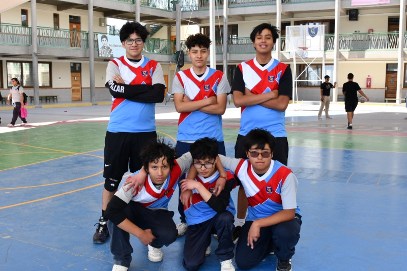 Don Bosco Calama venció a Colegio Loess School en amistoso de vóleibol masculino